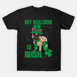 My Bulldog Is Irish Dog Lovers T-Shirt